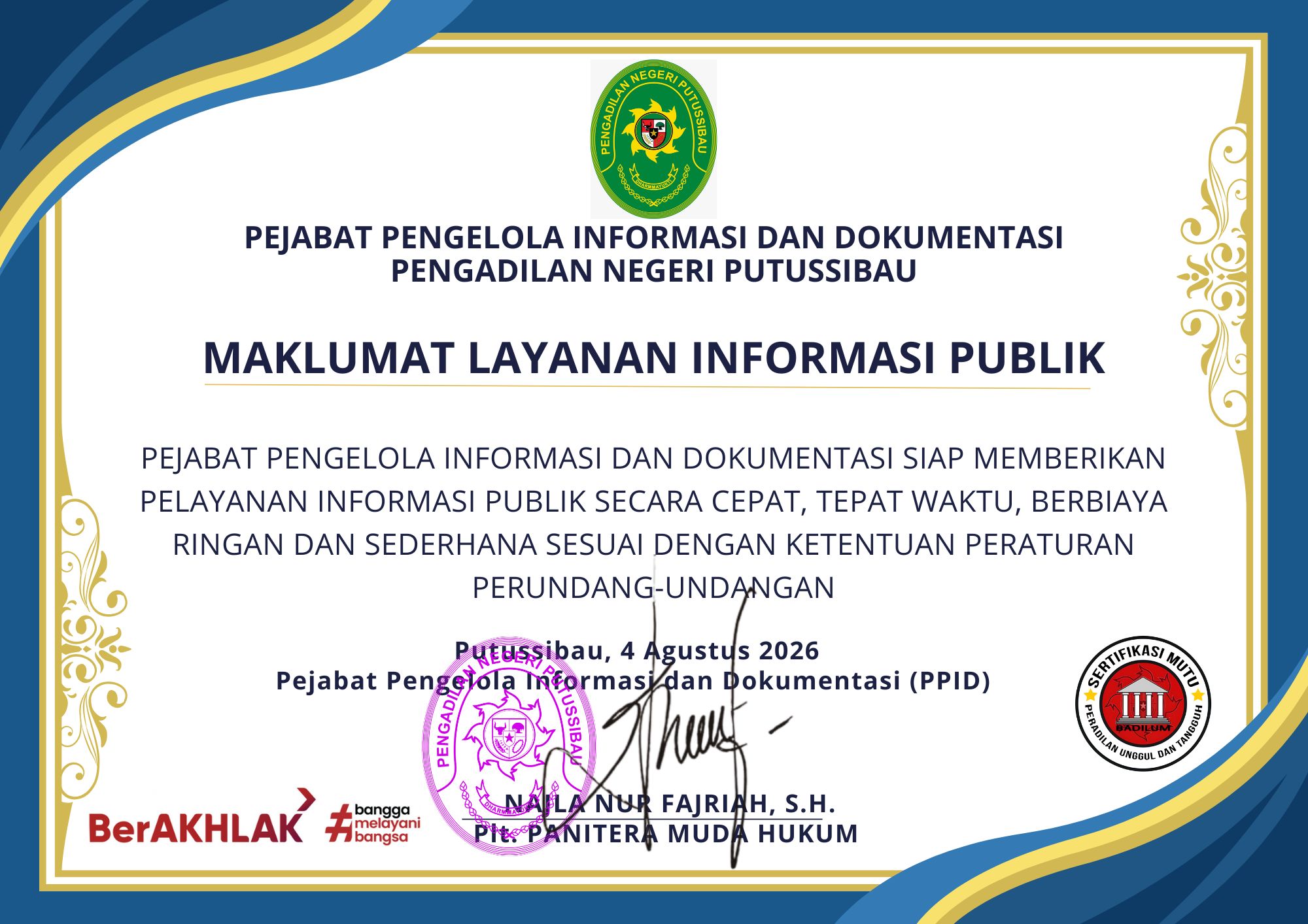 Maklumat Layanan Informasi