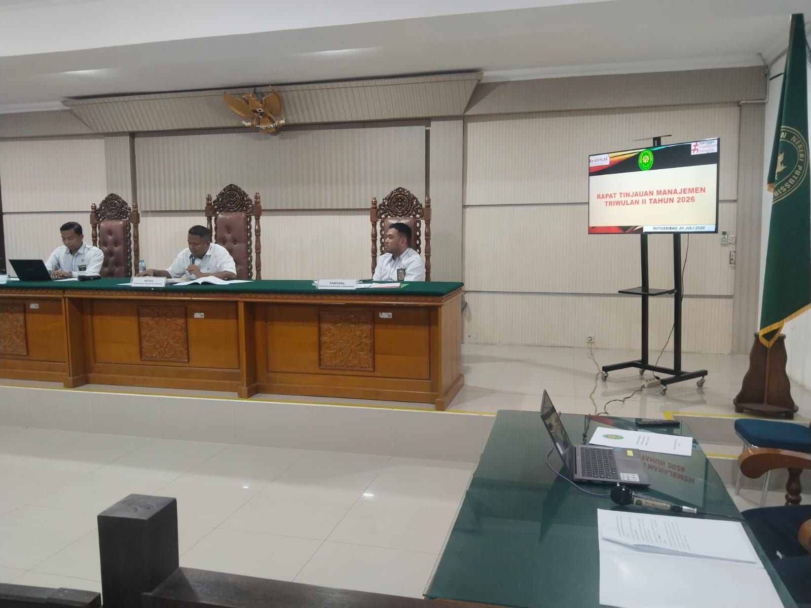Rapat Tinjauan Manajemen (RTM) TRIWULAN II TAHUN 2026 PADA PENGADILAN NEGERI PUTUSSIBAU