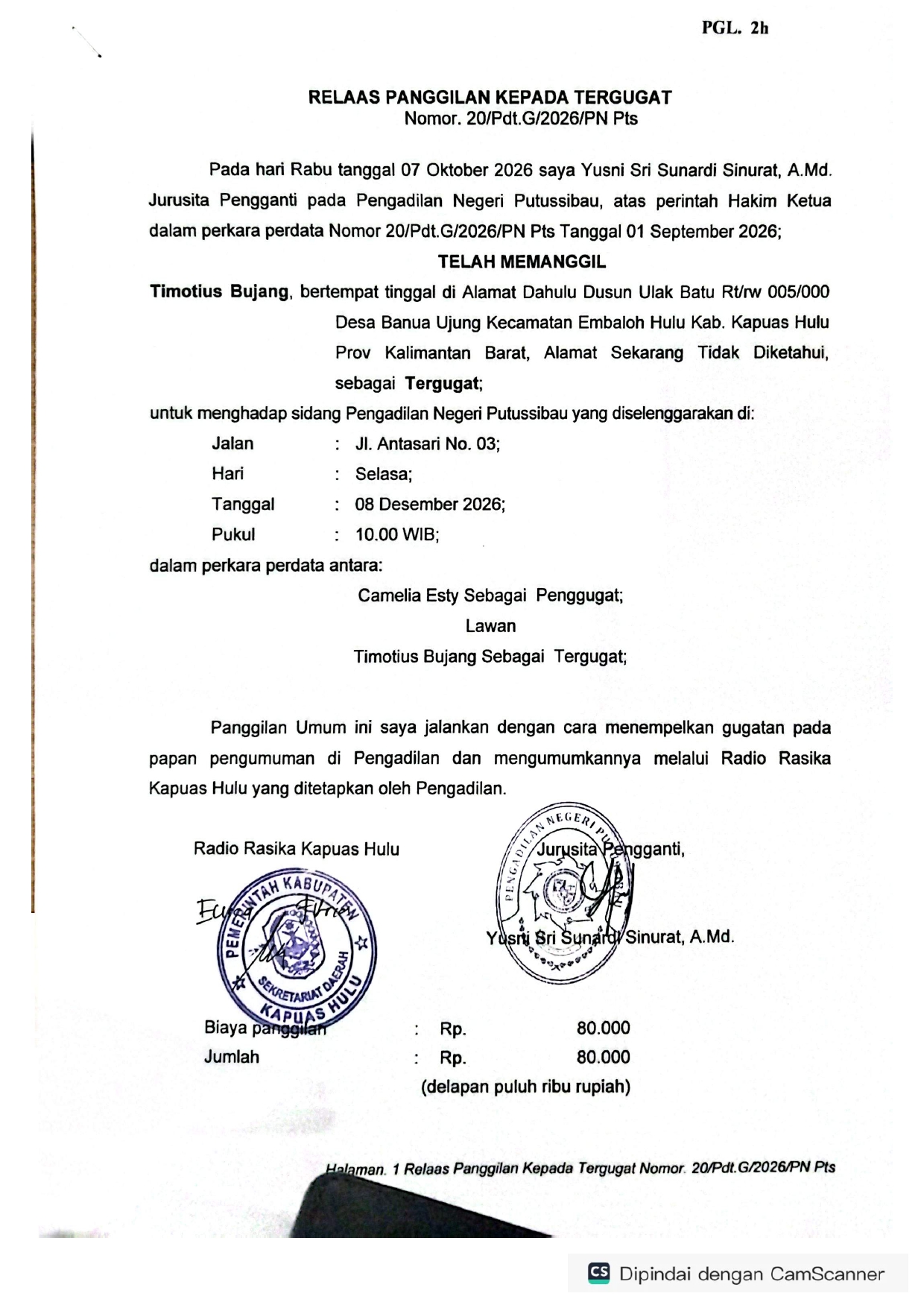 PGL 2 UMUM TIMOTIUS