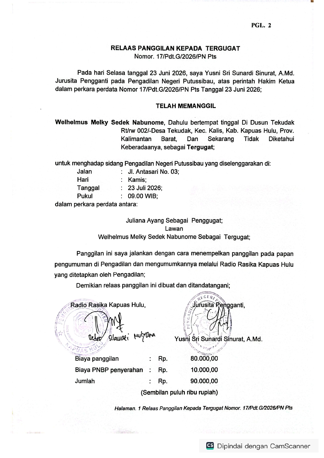 Pgl 1 T welhelmus 17PdtG2026PN Pts page 0001