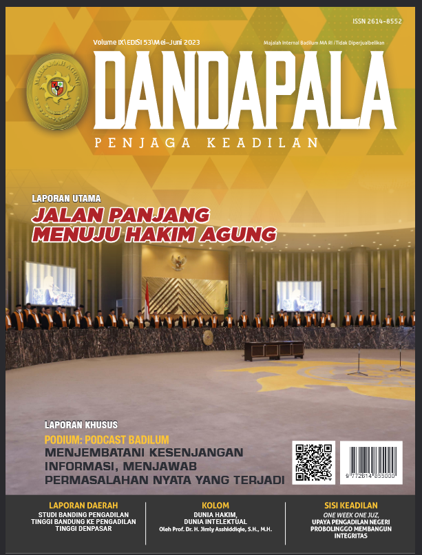 Screenshot 2024 03 01 at 13 02 06 Badilum Majalah DANDAPALA Volume IX Edisi 53 Mei Juni 2023pdf